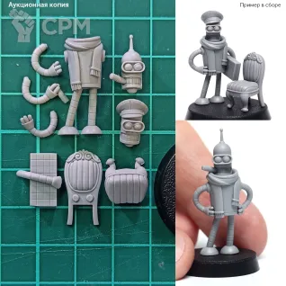 Описание картинки Остап Бендер от Forfun Miniatures по цене 300руб | Свободный Рынок Миниатюр - СРМ