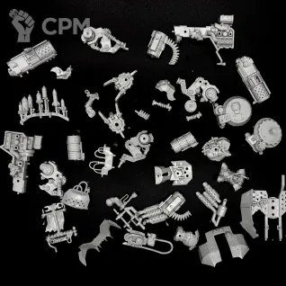 Описание картинки Big Mek Dakkarig armageddon от Логово Каракатицы  по цене 100руб | Свободный Рынок Миниатюр - СРМ