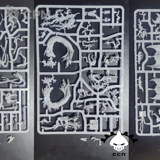 Описание картинки Burning chariot of Tzeentch от ССП по цене 1 800руб | Свободный Рынок Миниатюр - СРМ