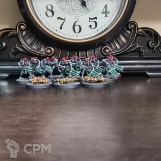 Описание картинки Novokh Necron Warriors Gauss Reapers + Canoptek Scarab Swarms от Flayedex по цене 100руб | Свободный Рынок Миниатюр - СРМ