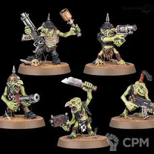 Описание картинки Gretchin x5 от Miniatures Broker по цене 100руб | Свободный Рынок Миниатюр - СРМ