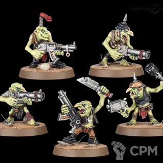 Описание картинки Gretchin x5 от Miniatures Broker по цене 100руб | Свободный Рынок Миниатюр - СРМ