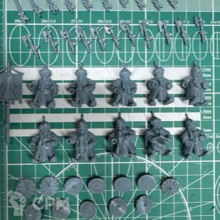 Описание картинки Chaos Dwarfs Warriors от Recruiter по цене 600руб | Свободный Рынок Миниатюр - СРМ