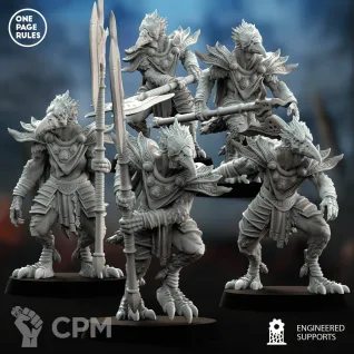 Описание картинки Альтернативные воины Тзинча + чемпион, 10шт от Armorhamster по цене 100руб | Свободный Рынок Миниатюр - СРМ