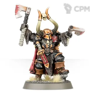 Описание картинки Exalted Hero of Chaos (old) от Mechanikus Forge по цене 100руб | Свободный Рынок Миниатюр - СРМ