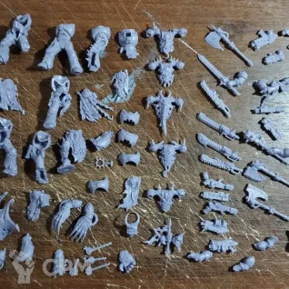Описание картинки chaos space marine chosen от VsePrah по цене 100руб | Свободный Рынок Миниатюр - СРМ