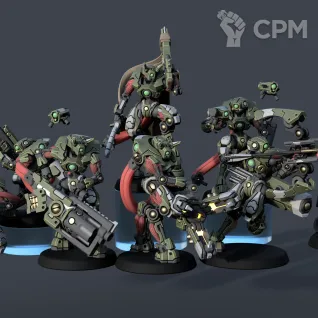 Описание картинки Kroot Carnivore Squad от Tridax Forge по цене 350руб | Свободный Рынок Миниатюр - СРМ