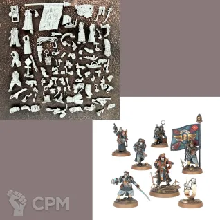 Описание картинки Krieg command squad от Marshal Catmaldus по цене 100руб | Свободный Рынок Миниатюр - СРМ