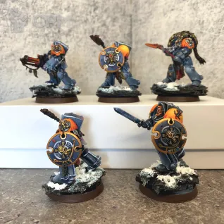 Описание картинки Wolf Guard Terminators от WarBoss  по цене 100руб | Свободный Рынок Миниатюр - СРМ