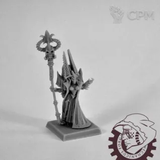 Описание картинки Dark Elves Morathi Sorceress от Mechanikus Forge по цене 100руб | Свободный Рынок Миниатюр - СРМ