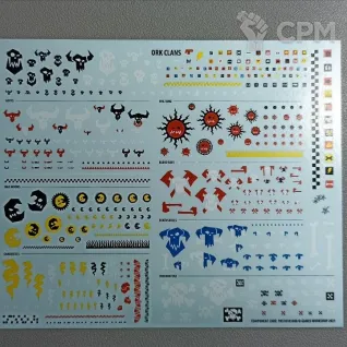 Описание картинки Декали Orks Transfer Sheet от  по цене 100руб | Свободный Рынок Миниатюр - СРМ