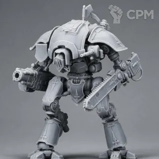 Описание картинки [КОПИЯ] Knight Destrier 2 от 3D Mechanicus по цене 1 000руб | Свободный Рынок Миниатюр - СРМ