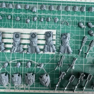 Описание картинки Dark Angels Deathwing Knights Squad от Recruiter по цене 600руб | Свободный Рынок Миниатюр - СРМ