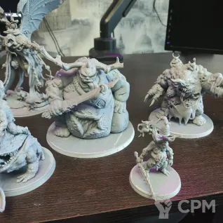 Описание картинки Mortarion и демоны нургла от  по цене 2 500руб | Свободный Рынок Миниатюр - СРМ