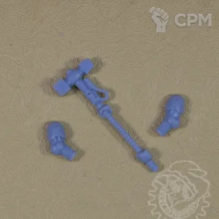 Описание картинки Two-handed hammer от Mechanikus Forge по цене 120руб | Свободный Рынок Миниатюр - СРМ