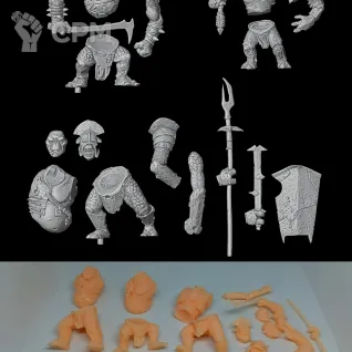 Описание картинки Trolls (Lord of the Rings) от Орки с наГорки по цене 100руб | Свободный Рынок Миниатюр - СРМ