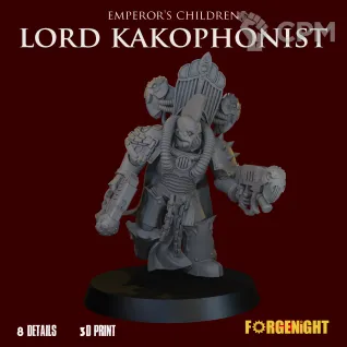 Описание картинки Emperor’s Children Lord Kakophonist от ForgeNight по цене 550руб | Свободный Рынок Миниатюр - СРМ
