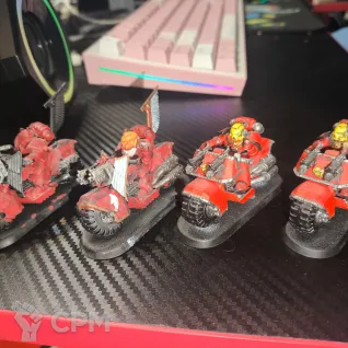 Описание картинки Старые байки Blood Angels от Taret по цене 100руб | Свободный Рынок Миниатюр - СРМ