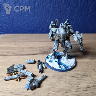 Описание картинки Commander in coldstar battlesuit оригинал от omegon92 по цене 100руб | Свободный Рынок Миниатюр - СРМ