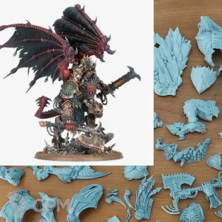 Описание картинки Angron Daemon Primarch Of Khorn от Plants vs Zombies по цене 100руб | Свободный Рынок Миниатюр - СРМ