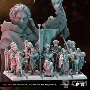 Описание картинки Vampire Counts Ordo Draconis with Winght Blades от Recruiter по цене 600руб | Свободный Рынок Миниатюр - СРМ