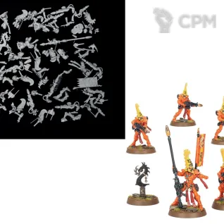 Описание картинки Fire Dragons от Логово Каракатицы  по цене 100руб | Свободный Рынок Миниатюр - СРМ