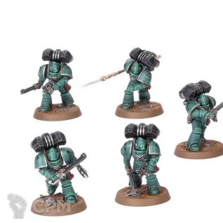 Описание картинки MkIV Assault Legionaries x5 от Red Rooster по цене 1 300руб | Свободный Рынок Миниатюр - СРМ