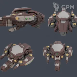 Описание картинки Ghostkeel от Tridax Forge по цене 400руб | Свободный Рынок Миниатюр - СРМ