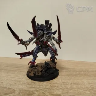 Описание картинки Hive Tyrant / Swarmlord (на магнитах) от Radik по цене 1 000руб | Свободный Рынок Миниатюр - СРМ