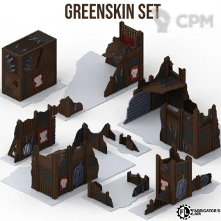 Описание картинки Террейн для Warhammer 40,000 (11 редакция) Greenskin от 3DSprint по цене 4 000руб | Свободный Рынок Миниатюр - СРМ