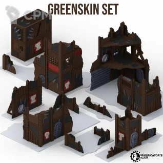 Описание картинки Террейн для Warhammer 40,000 (11 редакция) Greenskin от 3DSprint по цене 4 000руб | Свободный Рынок Миниатюр - СРМ