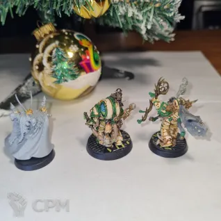 Описание картинки Malignant Plaguecaster и Foul Blightspawn от Skuzl по цене 250руб | Свободный Рынок Миниатюр - СРМ