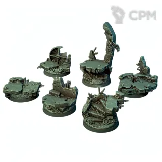 Описание картинки Battle Ruins Hero Toppers 40 мм (x6) от 3Д печать миниатюр по цене 1 237руб | Свободный Рынок Миниатюр - СРМ