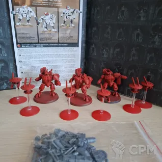 Описание картинки XV8 Crisis Battlesuit Team от A3_r0 по цене 2 500руб | Свободный Рынок Миниатюр - СРМ