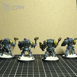 Описание картинки Wolf Guard Terminators от Etogetto по цене 100руб | Свободный Рынок Миниатюр - СРМ