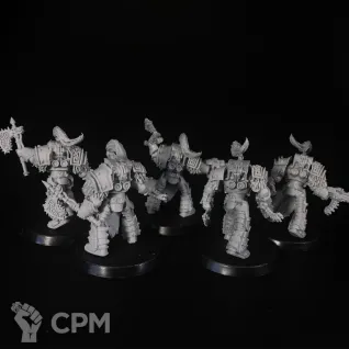 Описание картинки Varagyr Wolf Guard Terminators от KoofWorkshop по цене 100руб | Свободный Рынок Миниатюр - СРМ