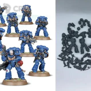 Описание картинки Primaris Intercessors( 5 шт) от Бруталити по цене 600руб | Свободный Рынок Миниатюр - СРМ