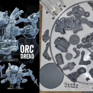 Описание картинки Orc Dread от Бруталити по цене 900руб | Свободный Рынок Миниатюр - СРМ