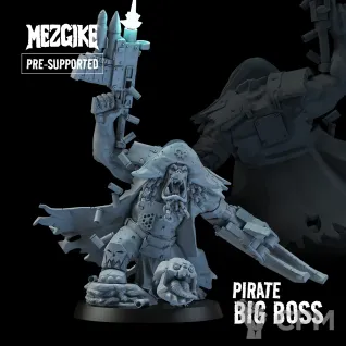 Описание картинки Orc big boss от Бруталити по цене 300руб | Свободный Рынок Миниатюр - СРМ