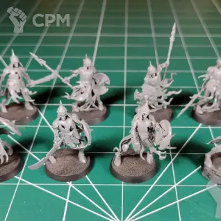 Описание картинки Soulblight Gravelords Deathrattle Skeletons x8 от Каджит по цене 100руб | Свободный Рынок Миниатюр - СРМ