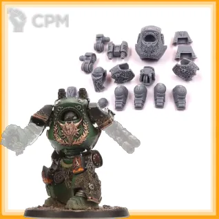 Описание картинки Salamanders Legion Contemptor Dreadnought от Подземный человек по цене 300руб | Свободный Рынок Миниатюр - СРМ