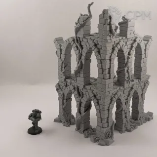 Описание картинки Каменные Фэнтези Руины №2 - комплект из 5 от Terrain Print по цене 800руб | Свободный Рынок Миниатюр - СРМ