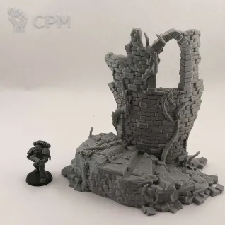 Описание картинки Каменные Фэнтези Руины №2 - комплект из 5 от Terrain Print по цене 800руб | Свободный Рынок Миниатюр - СРМ