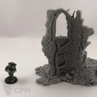 Описание картинки Каменные Фэнтези Руины №2 - комплект из 5 от Terrain Print по цене 800руб | Свободный Рынок Миниатюр - СРМ