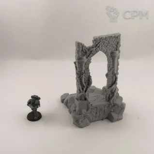 Описание картинки Каменные Фэнтези Руины №2 - комплект из 5 от Terrain Print по цене 800руб | Свободный Рынок Миниатюр - СРМ