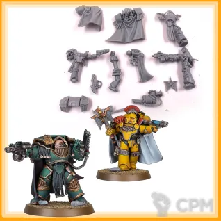 Описание картинки Astartes Praetor &amp; Chaplain Consul. от Подземный человек по цене 300руб | Свободный Рынок Миниатюр - СРМ