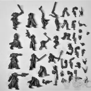 Описание картинки Chaos Cultists от Московская Литейка  по цене 100руб | Свободный Рынок Миниатюр - СРМ