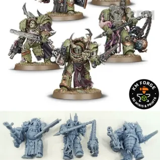 Описание картинки Blightlord Terminators от KM_Forge по цене 400руб | Свободный Рынок Миниатюр - СРМ