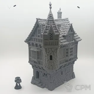 Описание картинки Особняк Губернатора - Фэнтези Террейн от Terrain Print по цене 800руб | Свободный Рынок Миниатюр - СРМ