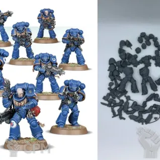 Описание картинки Primaris Intercessors 5 шт. от Brutality по цене 500руб | Свободный Рынок Миниатюр - СРМ